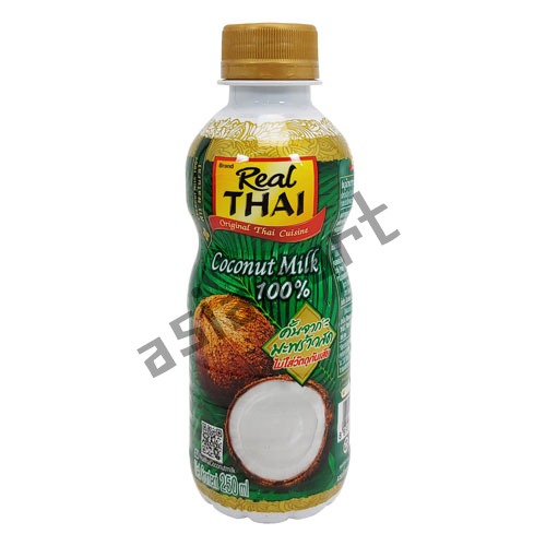 태국 프리미엄 리얼타이 코코넛밀크 100% 250ml 설탕무첨가