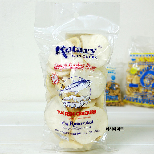 피쉬크래커150g/꾸르북 켐팔랑고렝/flat fish crackers/kerupuk kemplang goreng