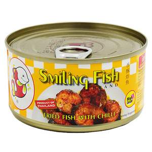 [5%세일] 태국 스마일링 후라이드 피쉬위드칠리 90gfried fish with chilli  [유통기한:2023년05월05일 정상가:2,500원 할인가:2,370원]